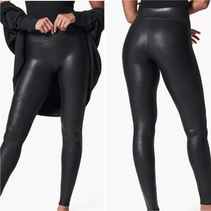 Spanx Leggings Women's Black High-Waisted Leggings